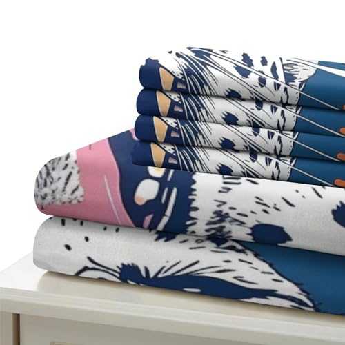 Parure de lit single 140x200 microfibre impression 3D léopard - 6