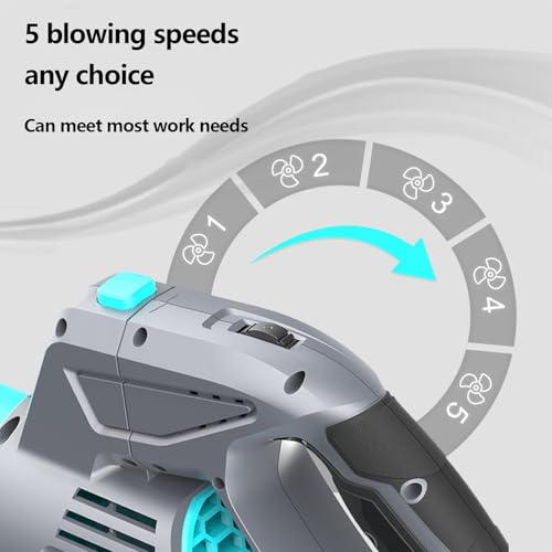 Souffleur feuilles 5 modes réglage et double état d'utilisation