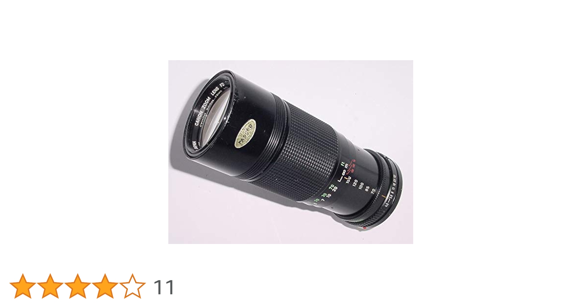 CANON NEW FD NFD 70-150mm F4.5 MF Zoom LensS/N:180219 52718