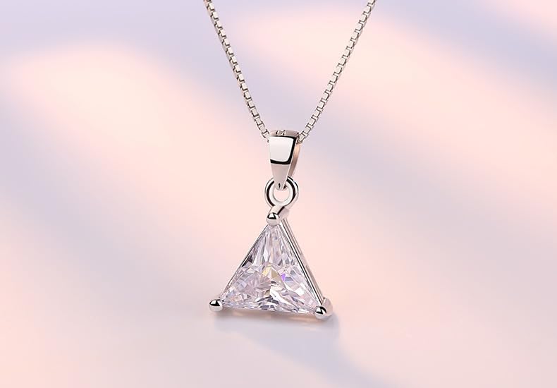 Collier triangle FLXHHX : le bijou en zircone AAA qui ne ternit pas - 5