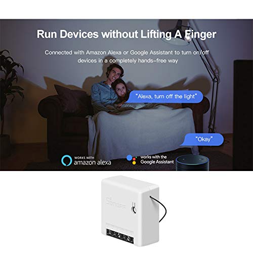 Anself SONOFF MINI Interruptor Inteligente de Duas Vias WiFi