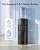 Euhomy Top Loading Water Dispenser for 3 & 5 Gallon Bottles, Hot & Cold Water Cooler with Warm Water, Child Safety Lock, LED Indicators, Top Load Water Cooler for Home & Office, Black