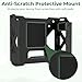 VESA Mount Fit for Mac Mini M4, Wall Mount, Under Desk Mount, Monitor Arm Mount with Cable Straps Compatible with Mac Mini M4, Space Saving & Flexible Installation