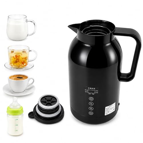 Tetera eléctrica portátil para auto 12-24V 1300ml acero miniatura 1