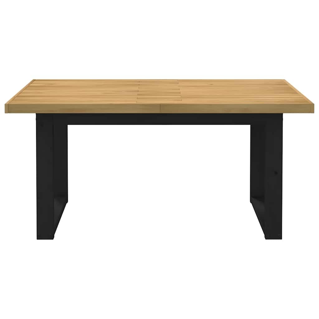 Willood Esstisch NOAIN U-Form-Beine 160x90x75 cm Massivholz Kiefer