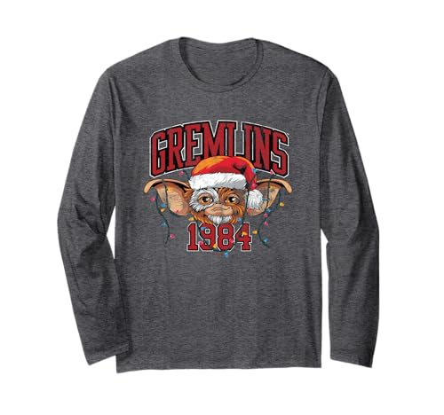 Image of Gremlins Varsity Christmas Long Sleeve T-Shirt