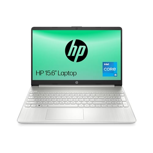 HP 15.6″ Laptop | Intel Core i5-1235U Processor | 8 GB RAM | 256 GB SSD | Intel Iris Xe Graphics | FHD Display | Up to 7hrs battery | Win 11 | Dual Speakers | Natural Silver | 15s-fq5021sa