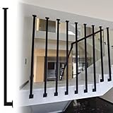 Anpassbare Metall-Treppengeländer mit Montageschrauben – perfekt für ebene und schräge Treppen, langlebige und stilvolle Geländer-Lösung für die Renovierung zu Hause