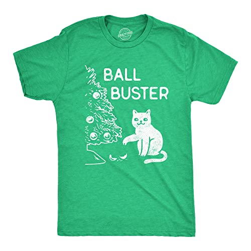 T-shirt chat sapin de Noël pour homme vêtement humoristique coton