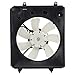 TRQ A/C Condenser Cooling Fan Assembly Compatible with 2012-2014 Honda CR-V HO3113132