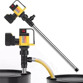 Bomba eléctrica de transferencia de aceite, 80 l/min de alto flujo y 1000 W de potencia, 3 velocidades ajustables para diésel y líquidos de alta viscosidad, ideal para transferencia de tambor de