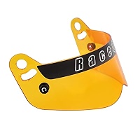 RaceQuip 205006 Amber Helmet Face Shield, Helmet Shields