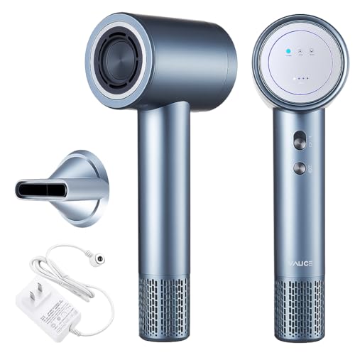 YALICE Cordless Hair Dryer Rechargeable with Digital Screen, 15000mAh Travel Hair Dryer with...