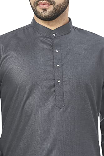 Image of BE ACTIVE Linen Blend Solid Pattern Trendy Comfortable Stylish Full Sleeve Kurta Men's Ethnic Wear