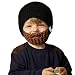 Beardo Kids Foldaway Beard Hat - Black Brown