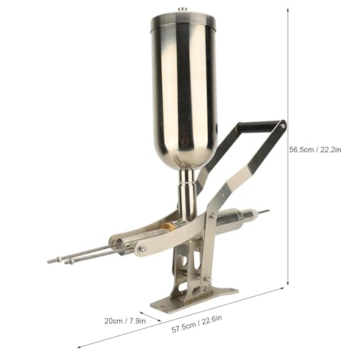 KIMISS Donut-Füllmaschine aus Edelstahl – 4,5 L, Manuelle Donut-Creme und Füllinjektor für Bäckereien und Konditoreien 8 KIMISS Donut-Füllmaschine aus Edelstahl – 4,5 L, Manuelle Donut-Creme und Füllinjektor für Bäckereien und Konditoreien
