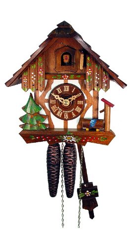 August SchwerCuckoo Clock Half-timbered House