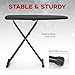 Ironing Board Full Size 54x14, RAINHOL Heavy Duty Iron Board with Thick Padded Cover, Height Adjustable Ironing Boards with Smart Hanger, Heat-Resistant Silicone Pad Iron Rest