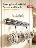ChayWillow 6-Hook Suction Cup Hook Rack – No-Drill Installation