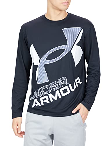 [アンダーアーマー] トレーニングT-シャツ UAテック ビッグロゴ ロングスリーブ Tシャツ メンズ Black / / White 2XL