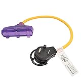 Parkworld 885880 RV 30A to (3) 15A Power Adapter Cord 125V, TT-30P Male with Handle to (3) 5-15R Female with Lighted (2FT)