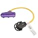 Parkworld 885880 RV 30A to (3) 15A Power Adapter Cord 125V, TT-30P Male with Handle to (3) 5-15R Female with Lighted (2FT)