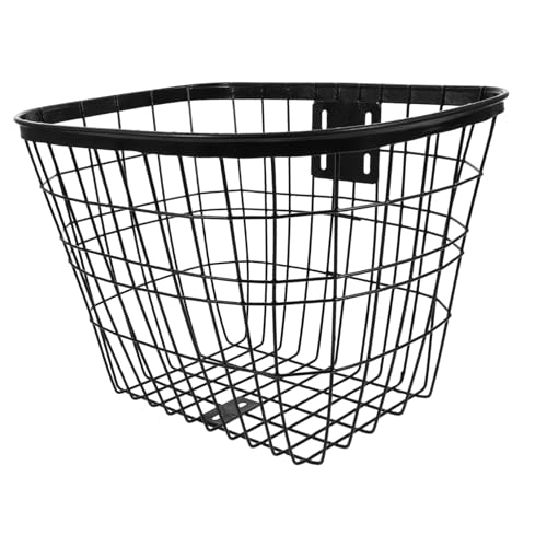 iplusmile Cesta de Bicicleta Bicicletas Scooter Accesorios para patinetes electricos Ciclismo Asiento Cesta Trasera de Bicicleta Cesta Delantera de Bicicleta Cesta de Planchar Black