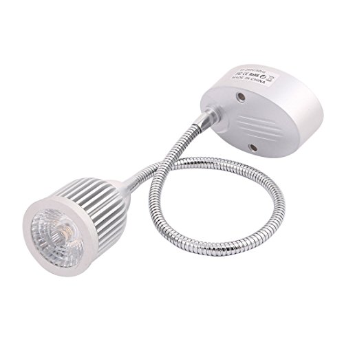 Aexit 85-265V 7W Lighting fixtures and controls Gooseneck Flexible LED Wall Mount Reading Lamp Downlight 40cm Long
