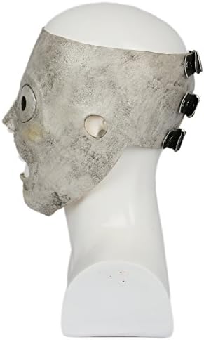 Men's Mask Cosplay Costume Accessories for Adult Halloween Latex Silver