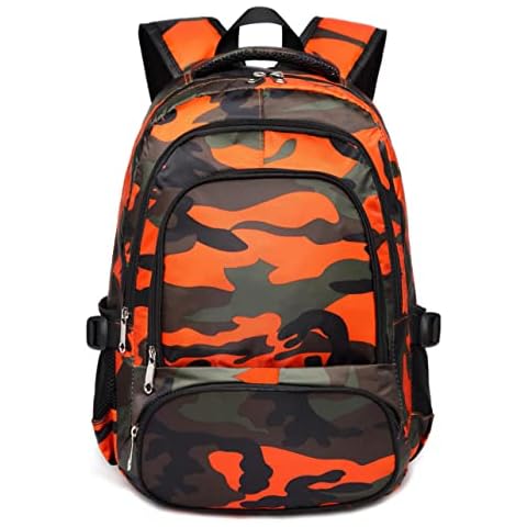 BLUEFAIRY Boys Backpack Kids Elementary Camouflage School Bags Cover