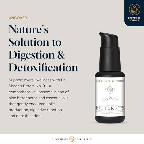 image for Quicksilver Scientific Dr. Shade's Bitters No. 9 - for Digestion - Fas
