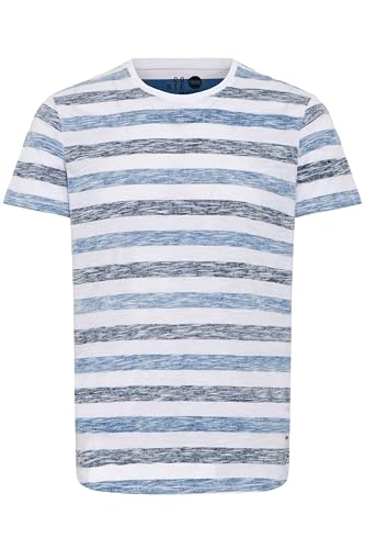 !Solid SDTet Herren T-Shirt Kurzarm Shirt mit Streifen Rundhals-Ausschnitt Baumwollmischung Regular fit
