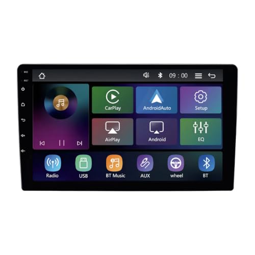Central Multimídia MP5 Tela 9 Polegadas Roadstar RS-9200BR Pro Line Carplay Sem Fio
