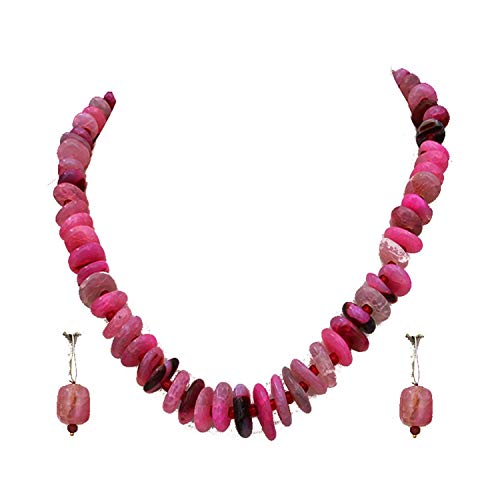Cuenta mixed pink CZ-Jasper 55Carat mujer el regalo de aniversario perfecto para coleccionistas