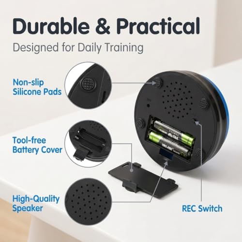 Image of Zibuyu Blue Dog Button, 30-Second Voice Recording Training Buzzer