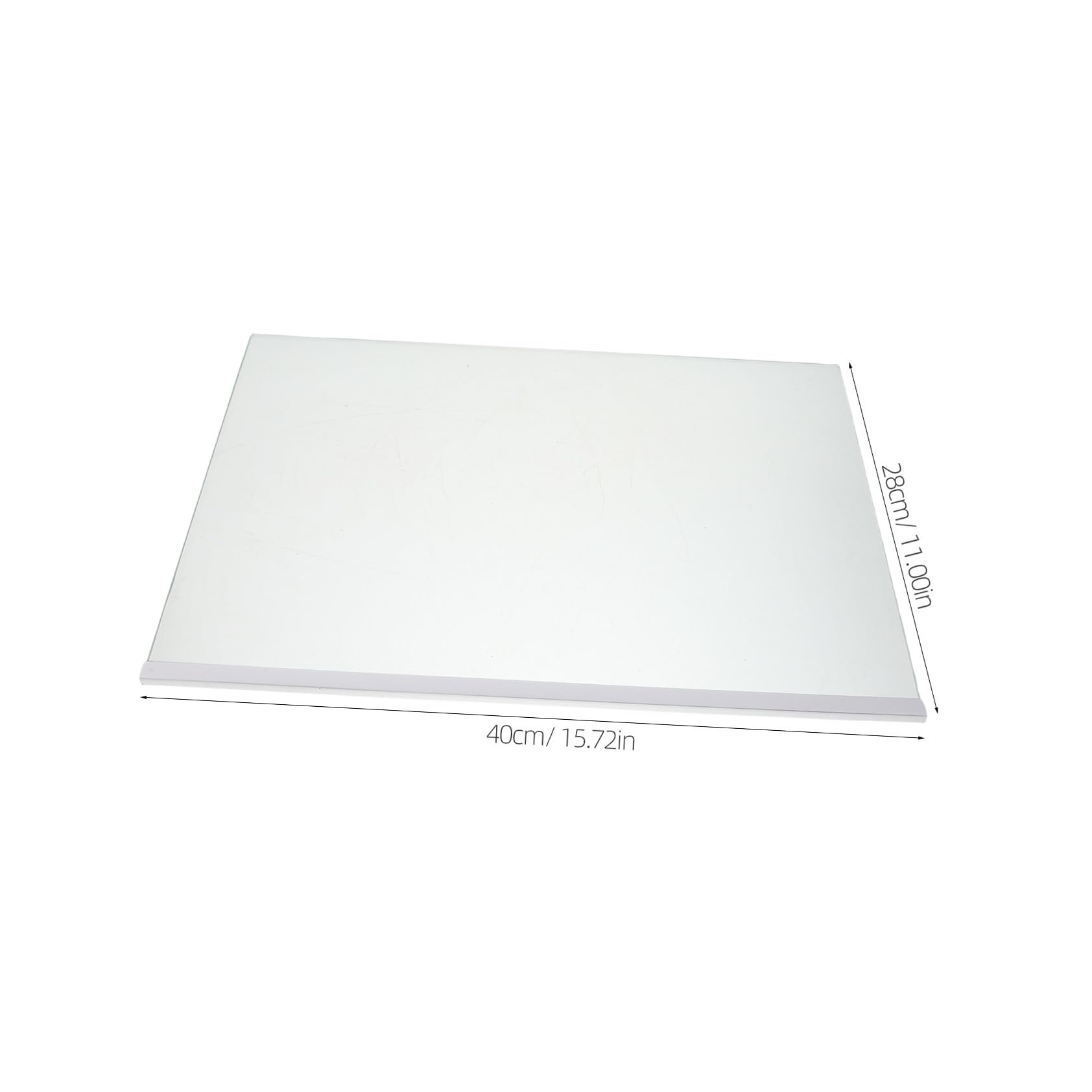 Estante de Vidrio Templado Borde Recubierto y Cantos Pulidos para Refrigerador Compatible Freezer y Nevera Fácil Identificación y Uso para Casa
