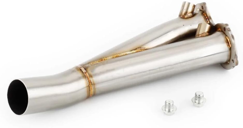 バイク オートバイ排気マフラーリンクパイプスリップオン 用 カワサキ