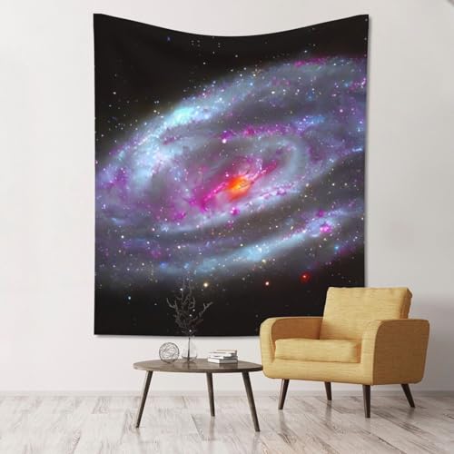 Tapisserie murale galaxie colorée tissu ultra doux décoration chambre