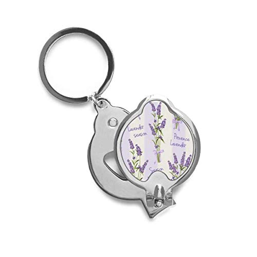 Coupe-ongles lavande accessoire manucure dessin plante art trimmer pour ongle