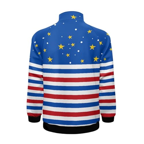 Image of Men's Lightweight Jackets Casual Full Zip Fleece Jacket Men Coats Fashion Long Sleeve Sweatshirt