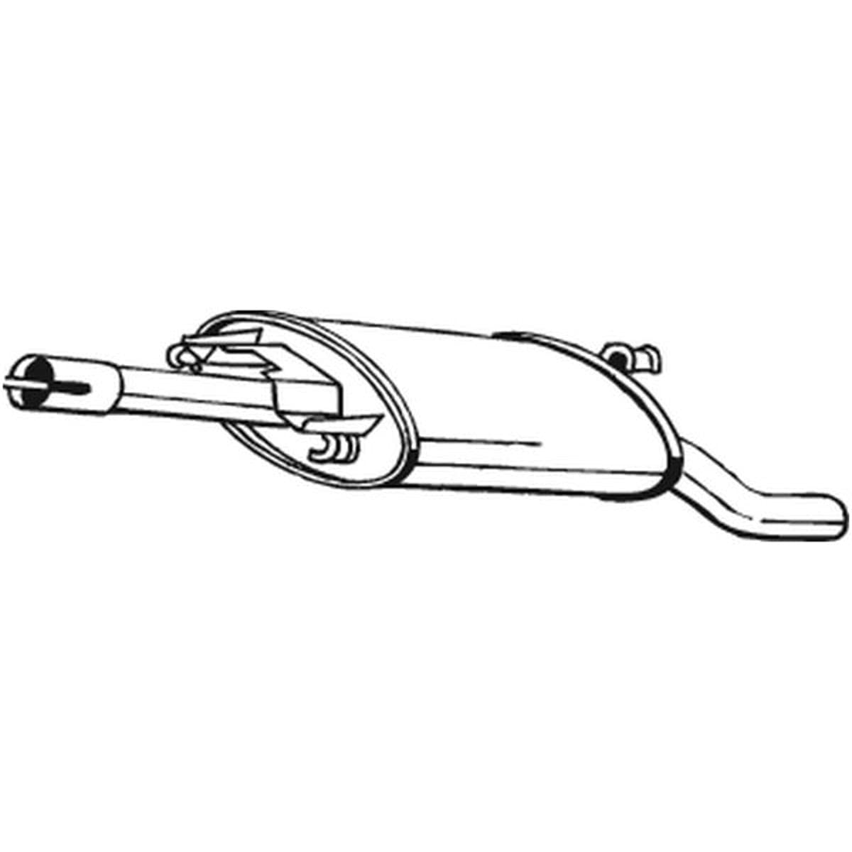 Bosal 279-653 Endschalldämpfer