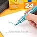 Arrtx Acrylic Paint Markers 24 Colors Marker Pens for DIY Craft Art Supplies, Canvas Painting, Rocks, Wood, Glass, Mug, Metal, Fabric Painting, Fabric, Ceramic