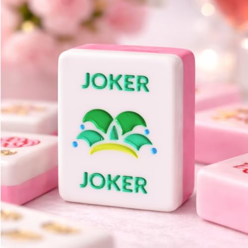 American Mahjong Set, 160 Pink Acrylic Tiles for Adults — view 2