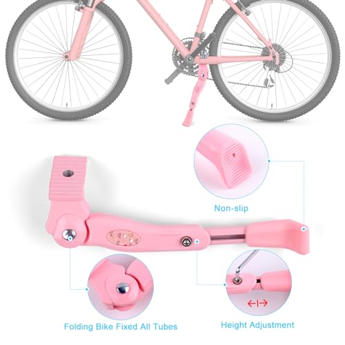IPETRK Suporte de bicicleta para roda de 16 45,7 cm e 50,8 cm, suporte de bicicleta ajustável para c