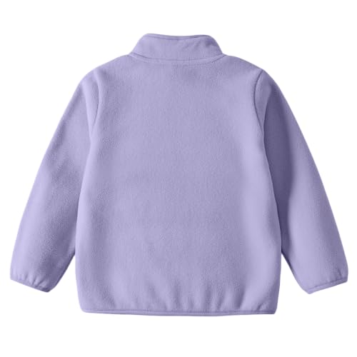 Image of Toddler Boys Girls Fleece Jacket Lightweight Fall Spring 2-12 Years