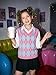 SELINK Boys Girls School Uniform Sweater Vest V Neck Comfy Pullover Trendy Argyle Knitted Waistcoat Vest Pink XXXL