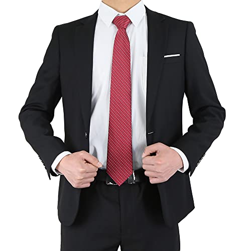 YanLen Lot 9 PCS Classic Men's Tie Necktie Woven JACQUARD Neck Ties