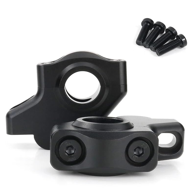 Riser Manubrio 22mm Adatto for Riser for Montaggio su Manubrio da 7/8", con Estensione rialzata Riser per Manubrio per Moto(Matte Black)