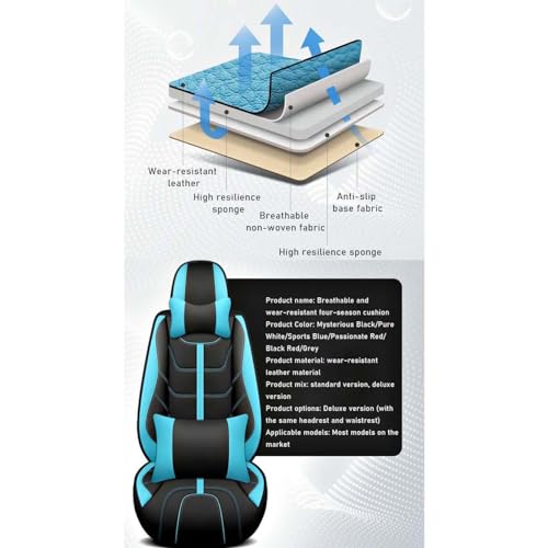 Couvre coussin voiture universel cuir pour rénover un siège usé
