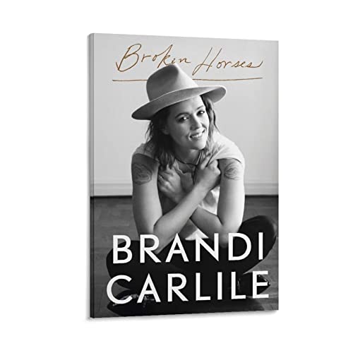 Impression sur toile Brandi Carlile pour déco murale chambre ado